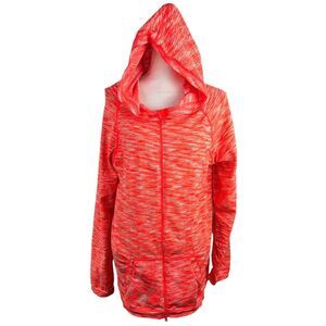 Be Inspired Zipped Hooded Bright Athletic Jacket XL Orange